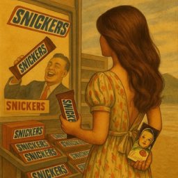 Аватар Telegram-канала в левой руке сникерс 🍫 — статистика и реклама